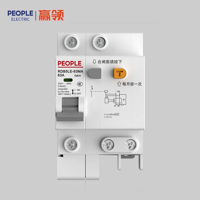 DB真人电器，DB真人电器集团，DB真人电器集团有限公司，中国DB真人电器，RDB5LE-63MA系列剩余电流动作断路器