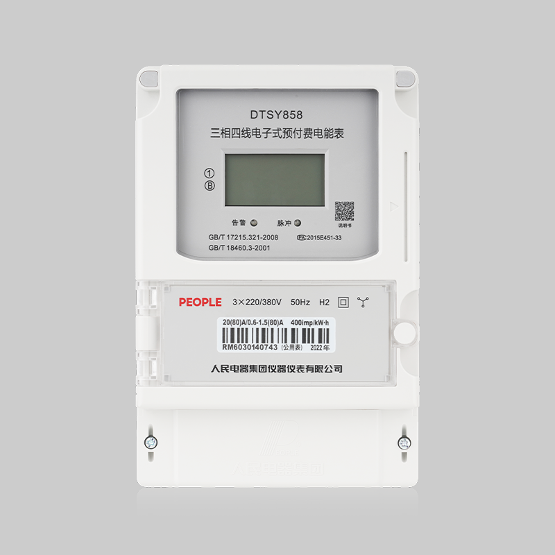 DB真人电器DSSY858/DTSY858型三相电子式预付费电能表 